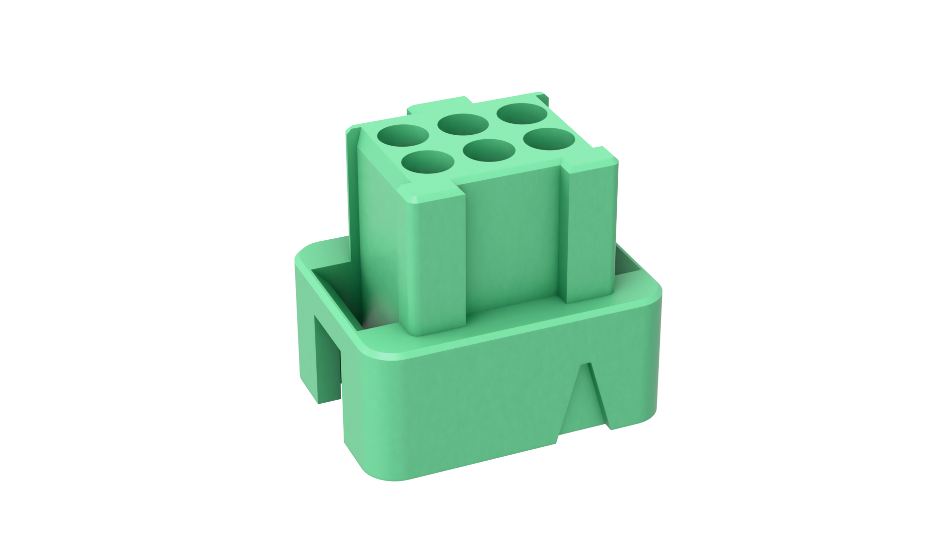 Gecko Receptacle DIL Cable Housing - G125-2040696L0 - Harwin