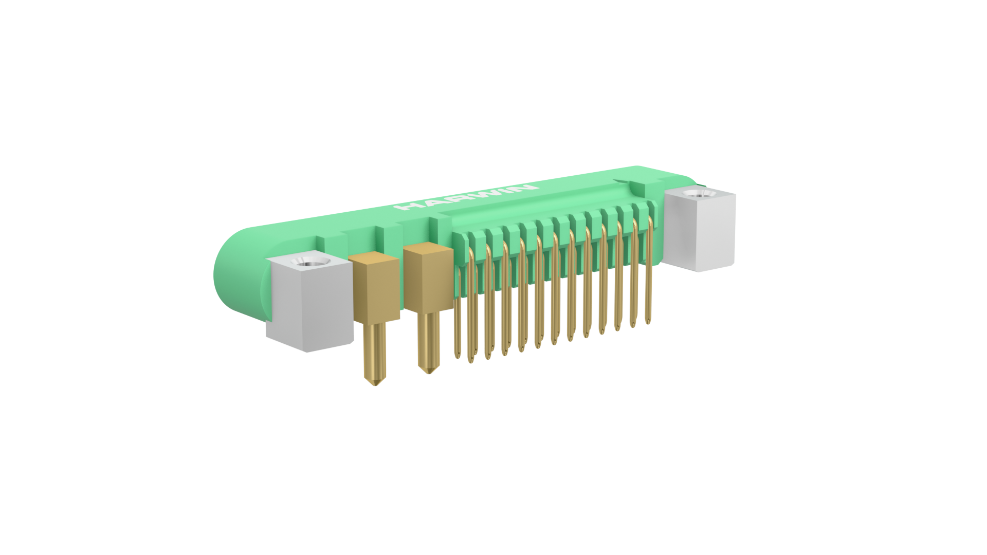 Gecko-MT Plug R/A THT Conn. - G125-MH124M4-02AD000P - Harwin