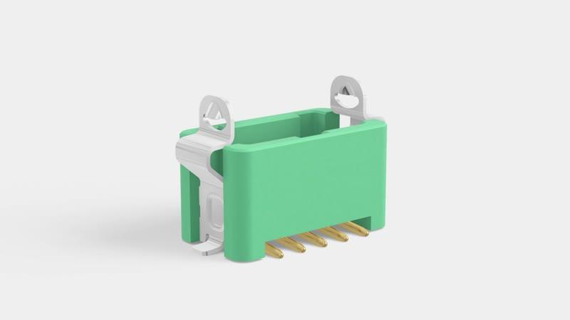 Gecko Male Vertical SMT Connector - G125-MS11005L3R - Harwin