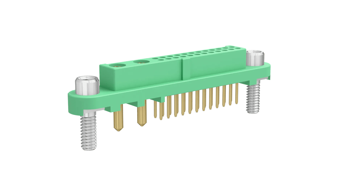 Gecko-MT Female Vert. Conn. - G125-FV124F3-02AB000P - Harwin