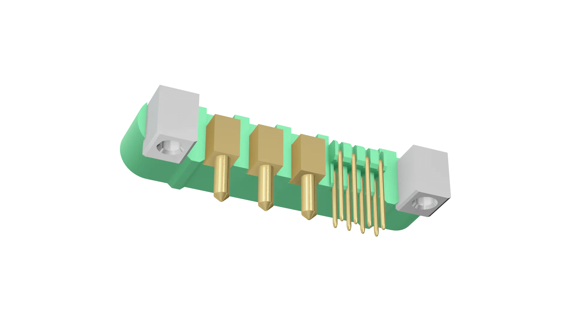Gecko-MT Male Horiz. Conn. - G125-MH108M4-03AD000P - Harwin