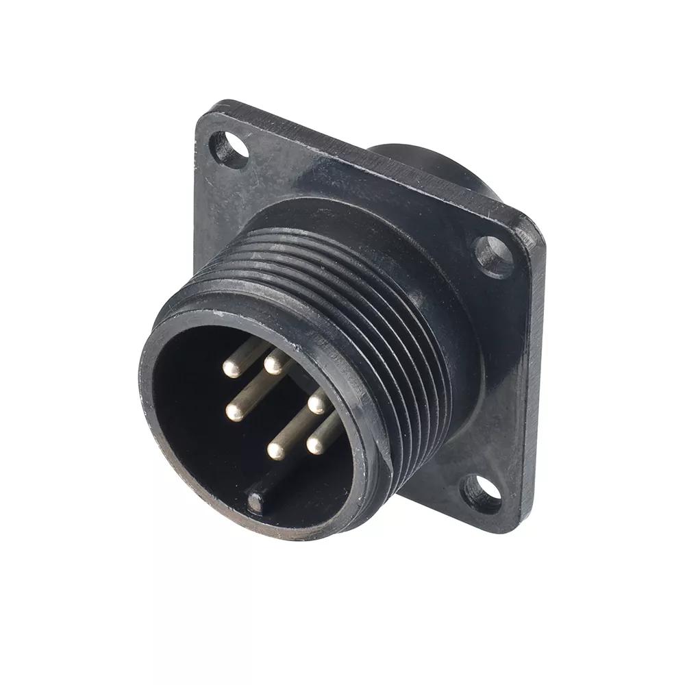 Circular Panel Mount Connector - C90-3102R14S-6P - Harwin