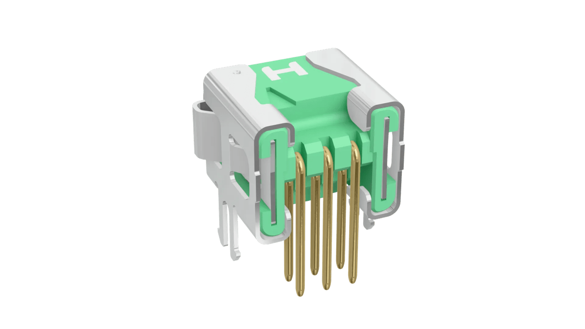 Gecko Male Horizontal Connector - G125-MH10605L1P - Harwin